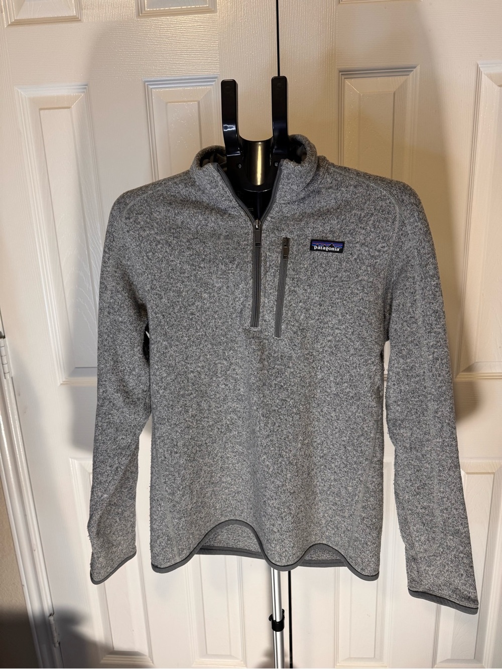 Patagonia Better Sweater Men’s Heather Gray Half-Zip Fleece Pullover